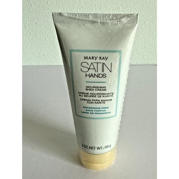 MARY KAY Satin Hands Nourishing Shea Hand Cream 3 oz Fragrance Free NEW - Picture 1 of 3